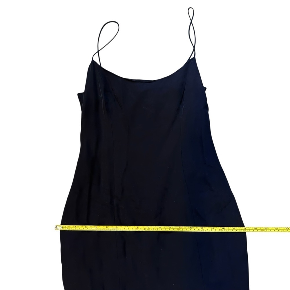 Milly Black Slip Cocktail Dress with Mermaid Hem Size 2 - Picture 11 of 16